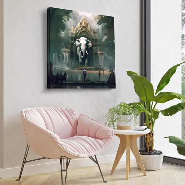 Wooden_Wall_Art_Canvas_Painting_With_Engineered_Wood_Frame