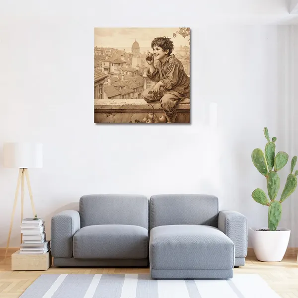 Wooden_Wall_Art_Canvas_Painting_With_Engineered_Wood_Frame