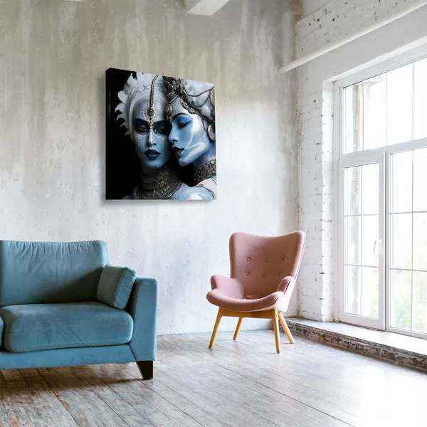 Wooden_Wall_Art_Canvas_Painting_With_Engineered_Wood_Frame