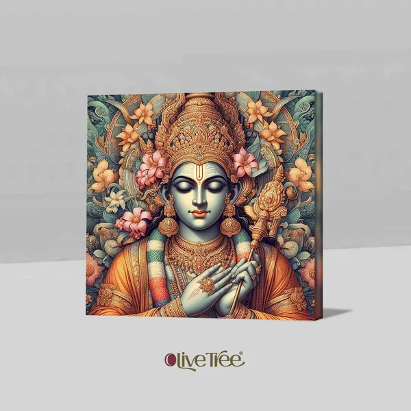 Wooden_Wall_Art_Canvas_Painting_With_Engineered_Wood_Frame