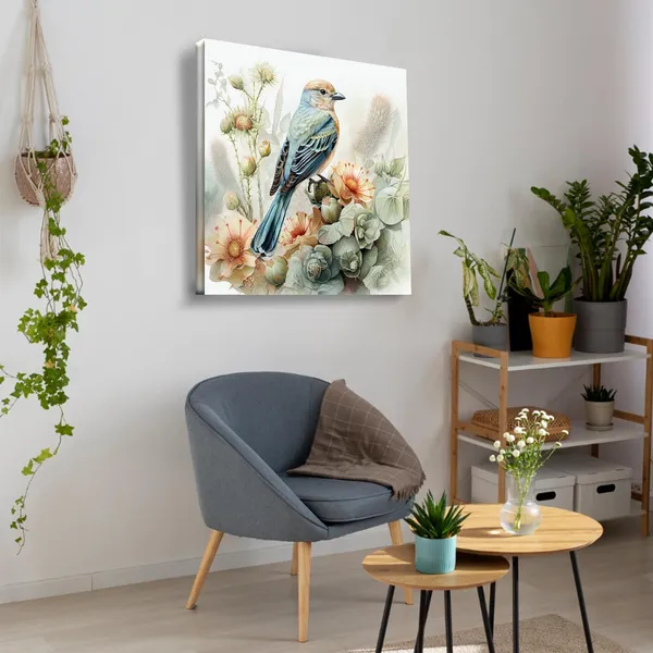 Wooden_Wall_Art_Canvas_Painting_With_Engineered_Wood_Frame