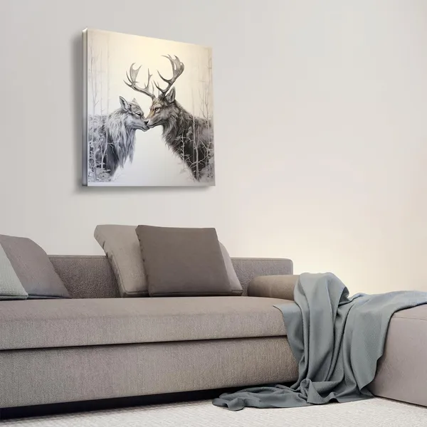 Wooden_Wall_Art_Canvas_Painting_With_Engineered_Wood_Frame