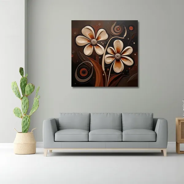 Wooden_Wall_Art_Canvas_Painting_With_Engineered_Wood_Frame