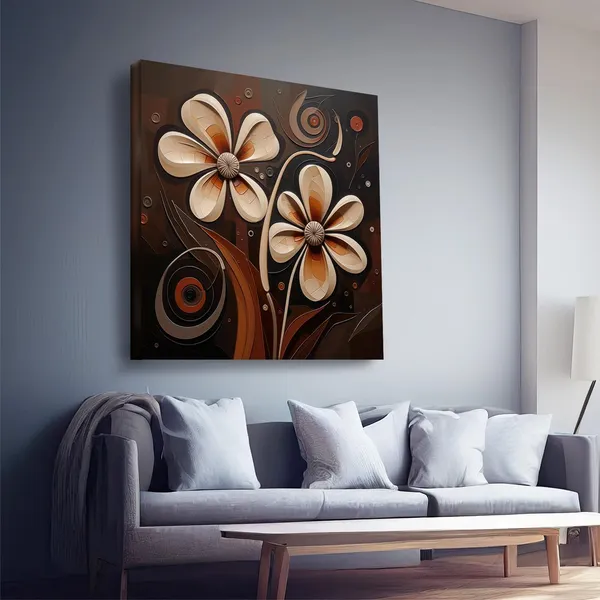 Wooden_Wall_Art_Canvas_Painting_With_Engineered_Wood_Frame