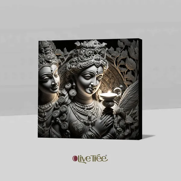 Wooden_Wall_Art_Canvas_Painting_With_Engineered_Wood_Frame