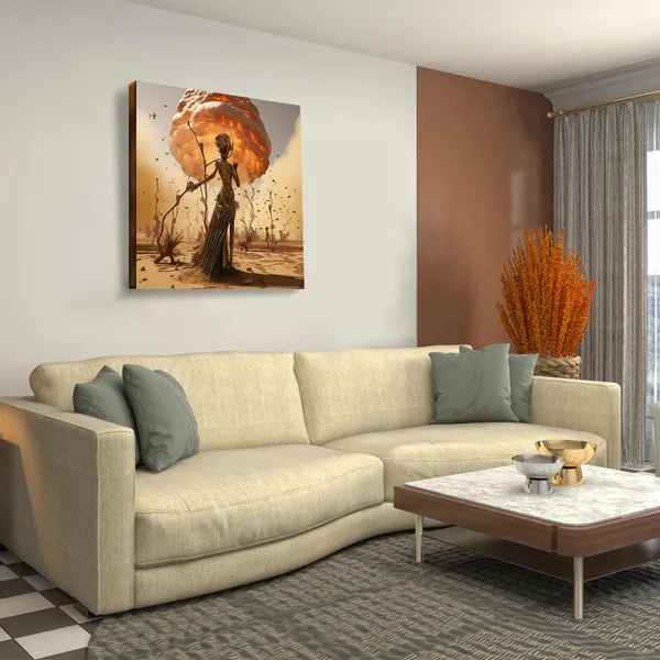 Wooden_Wall_Art_Canvas_Painting_With_Engineered_Wood_Frame