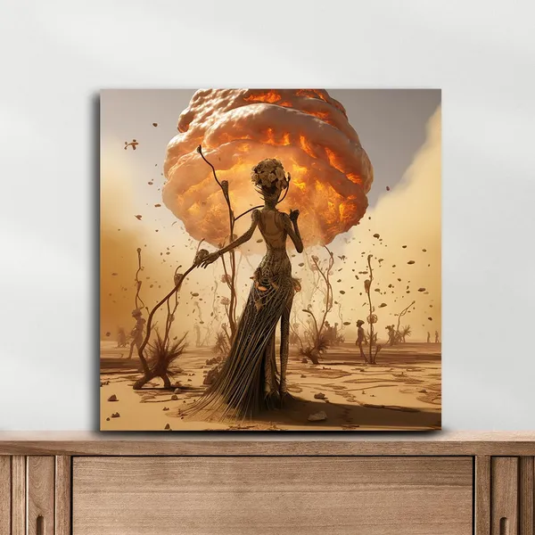Wooden_Wall_Art_Canvas_Painting_With_Engineered_Wood_Frame