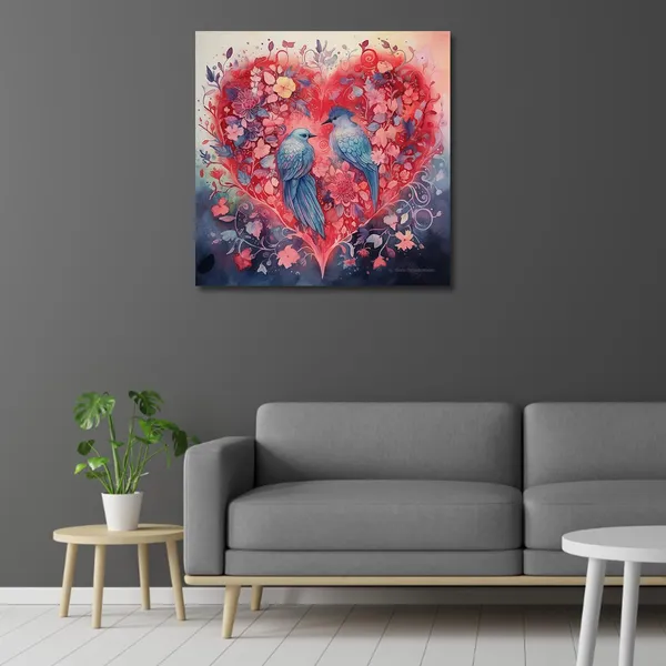 Wooden_Wall_Art_Canvas_Painting_With_Engineered_Wood_Frame