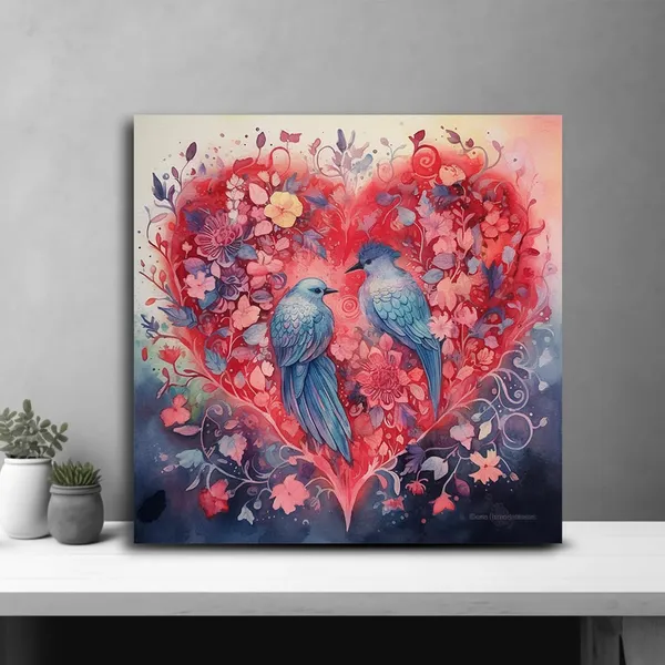 Wooden_Wall_Art_Canvas_Painting_With_Engineered_Wood_Frame