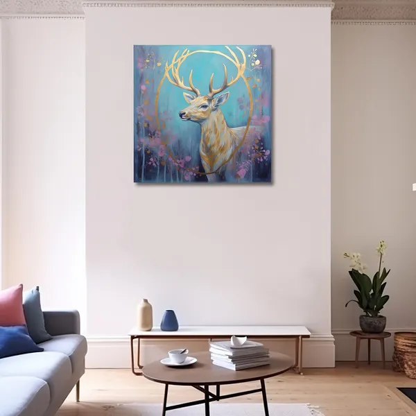 Wooden_Wall_Art_Canvas_Painting_With_Engineered_Wood_Frame