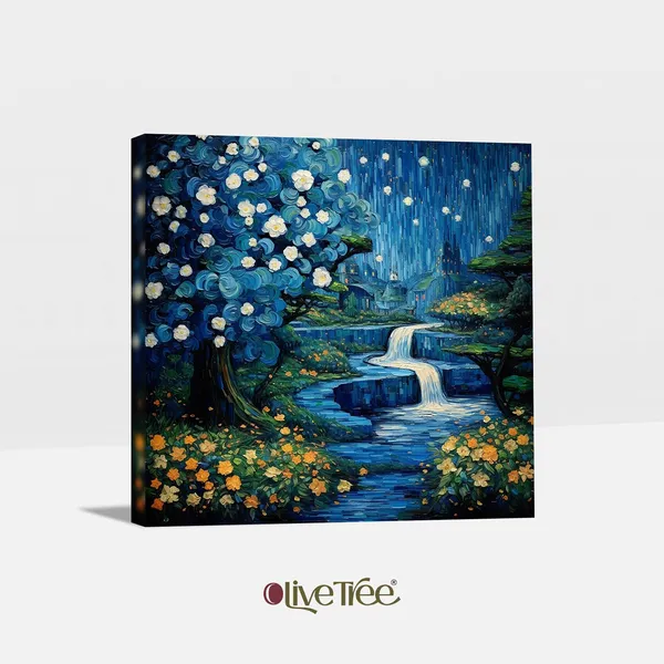 Wooden_Wall_Art_Canvas_Painting_With_Engineered_Wood_Frame