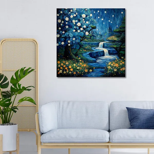 Wooden_Wall_Art_Canvas_Painting_With_Engineered_Wood_Frame