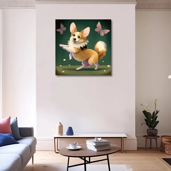 Wooden_Wall_Art_Canvas_Painting_With_Engineered_Wood_Frame