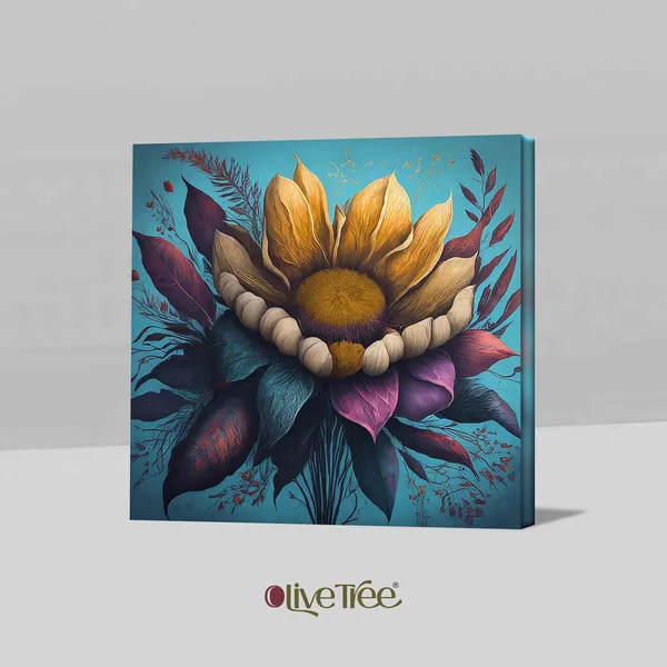 Wooden_Wall_Art_Canvas_Painting_With_Engineered_Wood_Frame