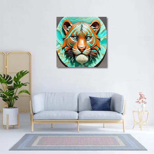 Wooden_Wall_Art_Canvas_Painting_With_Engineered_Wood_Frame