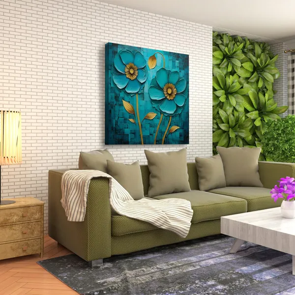 Wooden_Wall_Art_Canvas_Painting_With_Engineered_Wood_Frame