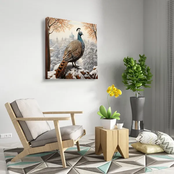 Wooden_Wall_Art_Canvas_Painting_With_Engineered_Wood_Frame