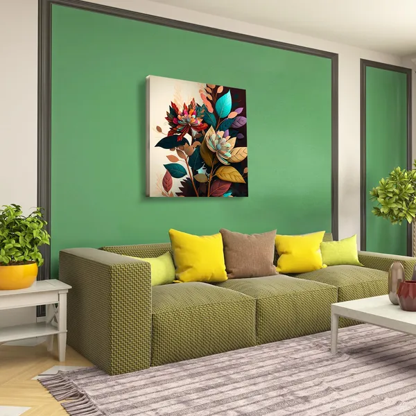 Wooden_Wall_Art_Canvas_Painting_With_Engineered_Wood_Frame