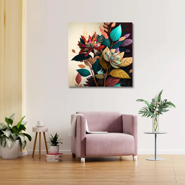 Wooden_Wall_Art_Canvas_Painting_With_Engineered_Wood_Frame