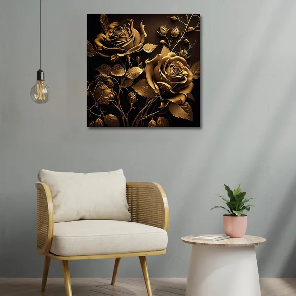 Wooden_Wall_Art_Canvas_Painting_With_Engineered_Wood_Frame