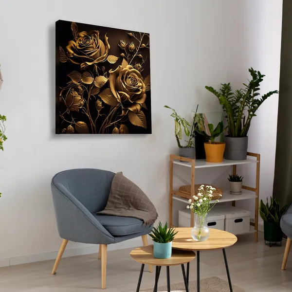 Wooden_Wall_Art_Canvas_Painting_With_Engineered_Wood_Frame