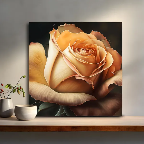 Wooden_Wall_Art_Canvas_Painting_With_Engineered_Wood_Frame