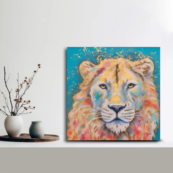 Wooden_Wall_Art_Canvas_Painting_With_Engineered_Wood_Frame