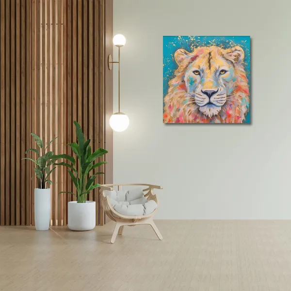 Wooden_Wall_Art_Canvas_Painting_With_Engineered_Wood_Frame