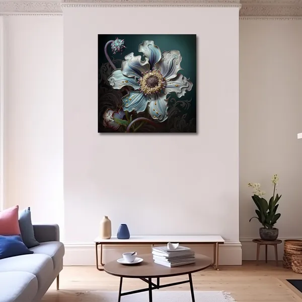 Wooden_Wall_Art_Canvas_Painting_With_Engineered_Wood_Frame
