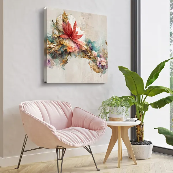 Wooden_Wall_Art_Canvas_Painting_With_Engineered_Wood_Frame