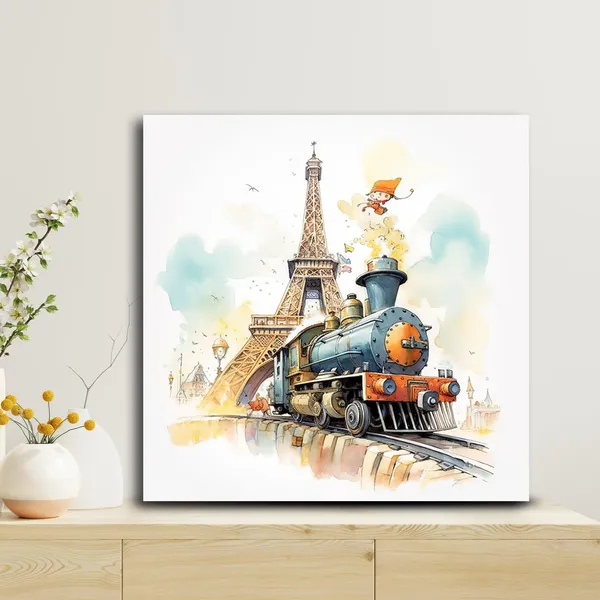 Wooden_Wall_Art_Canvas_Painting_With_Engineered_Wood_Frame