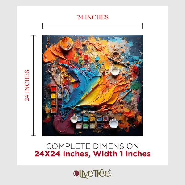 Wooden_Wall_Art_Canvas_Painting_With_Engineered_Wood_Frame