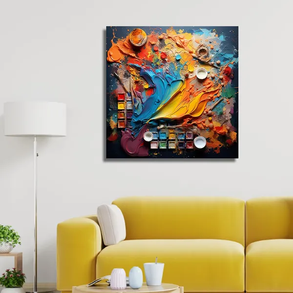 Wooden_Wall_Art_Canvas_Painting_With_Engineered_Wood_Frame