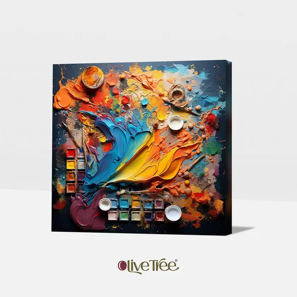 Wooden_Wall_Art_Canvas_Painting_With_Engineered_Wood_Frame