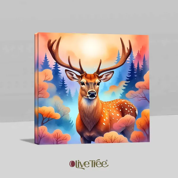 Wooden_Wall_Art_Canvas_Painting_With_Engineered_Wood_Frame