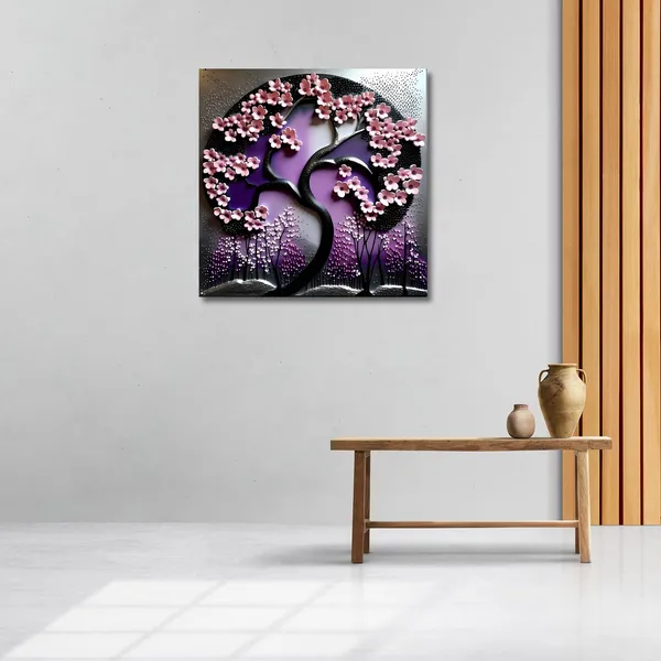 Wooden_Wall_Art_Canvas_Painting_With_Engineered_Wood_Frame