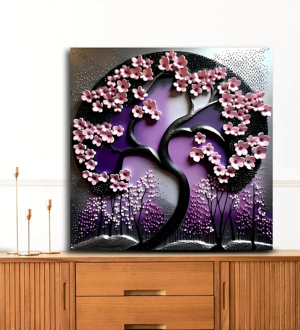 Wooden_Wall_Art_Canvas_Painting_With_Engineered_Wood_Frame