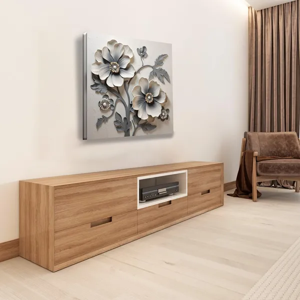 Framed_Flower_Canvas_Wall_Art