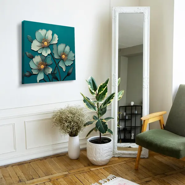 Wooden_Wall_Art_Canvas_Painting_With_Engineered_Wood_Frame