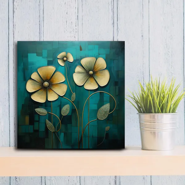 Wooden_Wall_Art_Canvas_Painting_With_Engineered_Wood_Frame