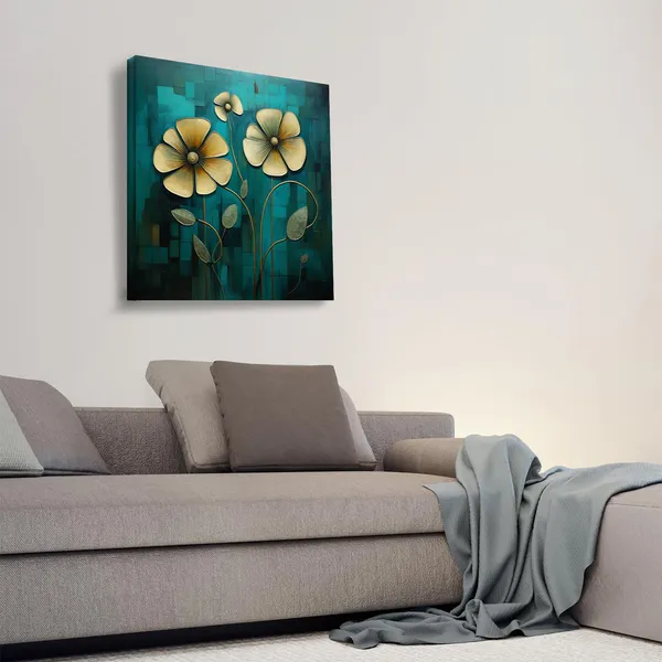 Wooden_Wall_Art_Canvas_Painting_With_Engineered_Wood_Frame