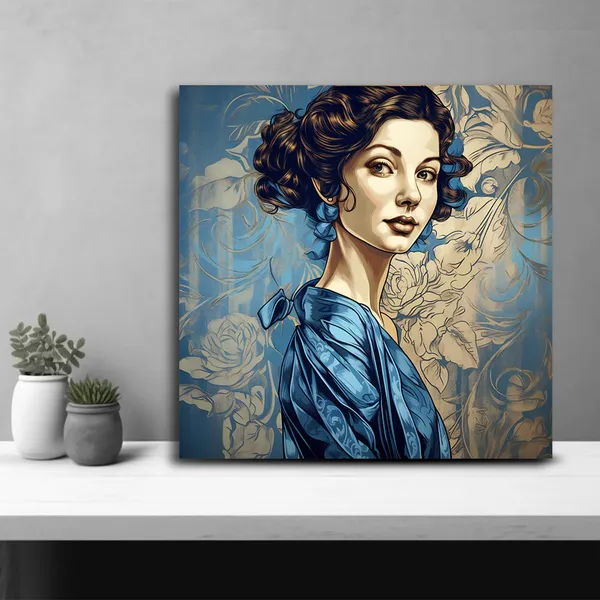 Wooden_Wall_Art_Canvas_Painting_With_Engineered_Wood_Frame