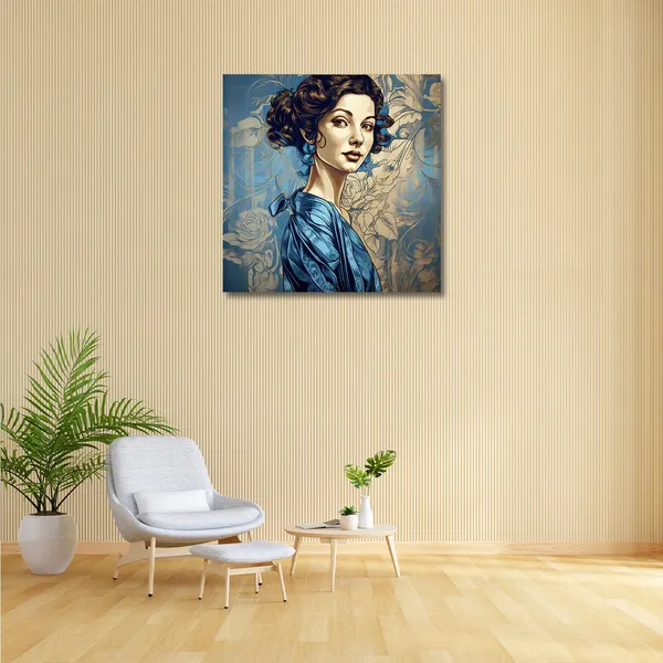 Wooden_Wall_Art_Canvas_Painting_With_Engineered_Wood_Frame