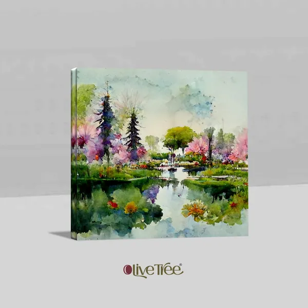 Wooden_Wall_Art_Canvas_Painting_With_Engineered_Wood_Frame
