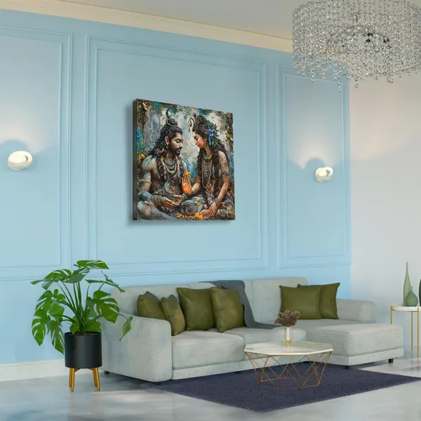 Wooden_Wall_Art_Canvas_Painting_With_Engineered_Wood_Frame