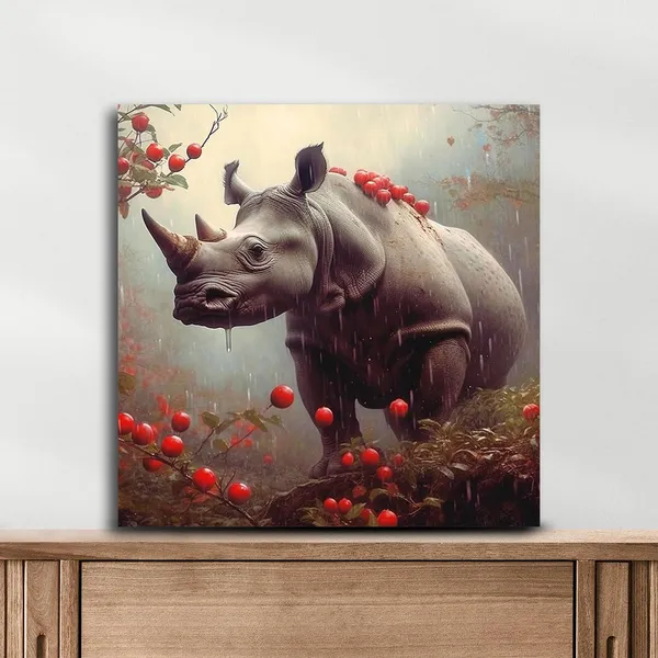 Wooden_Wall_Art_Canvas_Painting_With_Engineered_Wood_Frame
