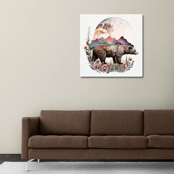 Wooden_Wall_Art_Canvas_Painting_With_Engineered_Wood_Frame