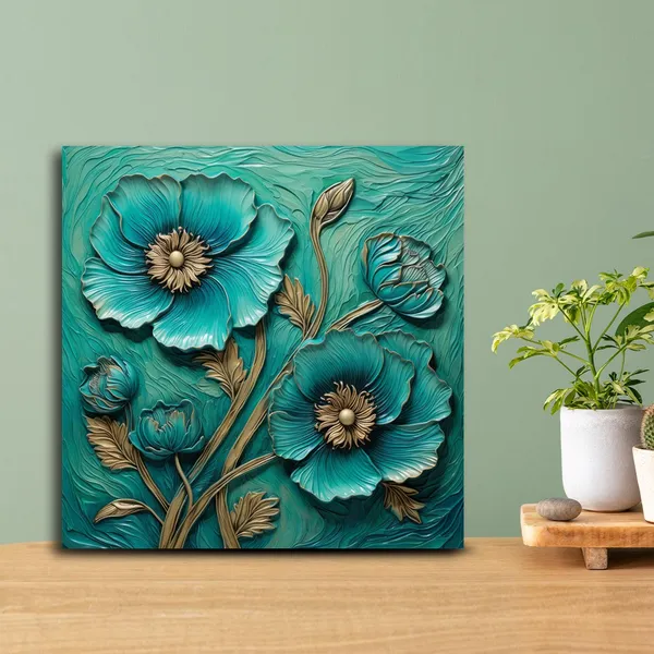 Wooden_Wall_Art_Canvas_Painting_With_Engineered_Wood_Frame