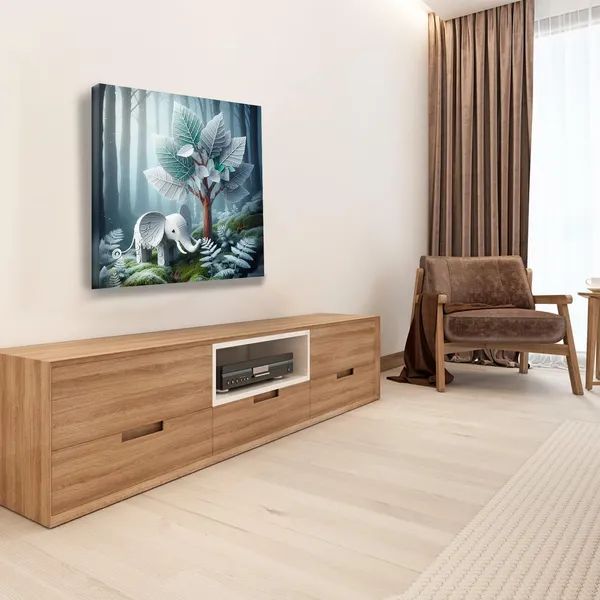 Wooden_Wall_Art_Canvas_Painting_With_Engineered_Wood_Frame