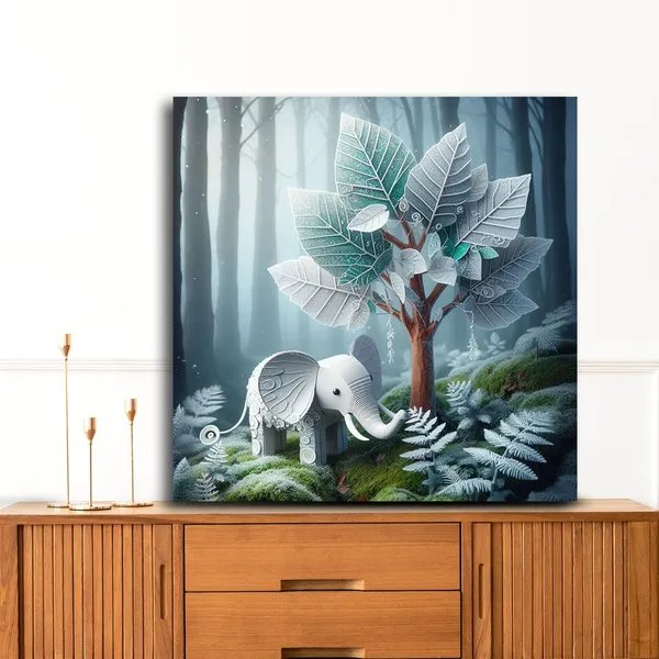 Wooden_Wall_Art_Canvas_Painting_With_Engineered_Wood_Frame